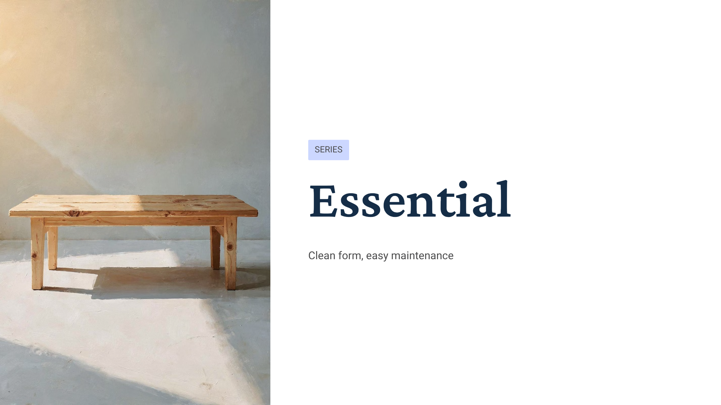 Essential series — synagogue seating